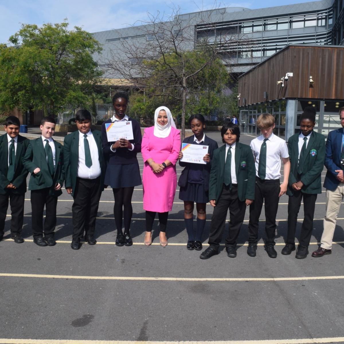 bishop-challoner-catholic-school-visit-from-local-mp-apsana-begum